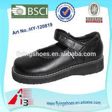 black new fashion girl leather shoe